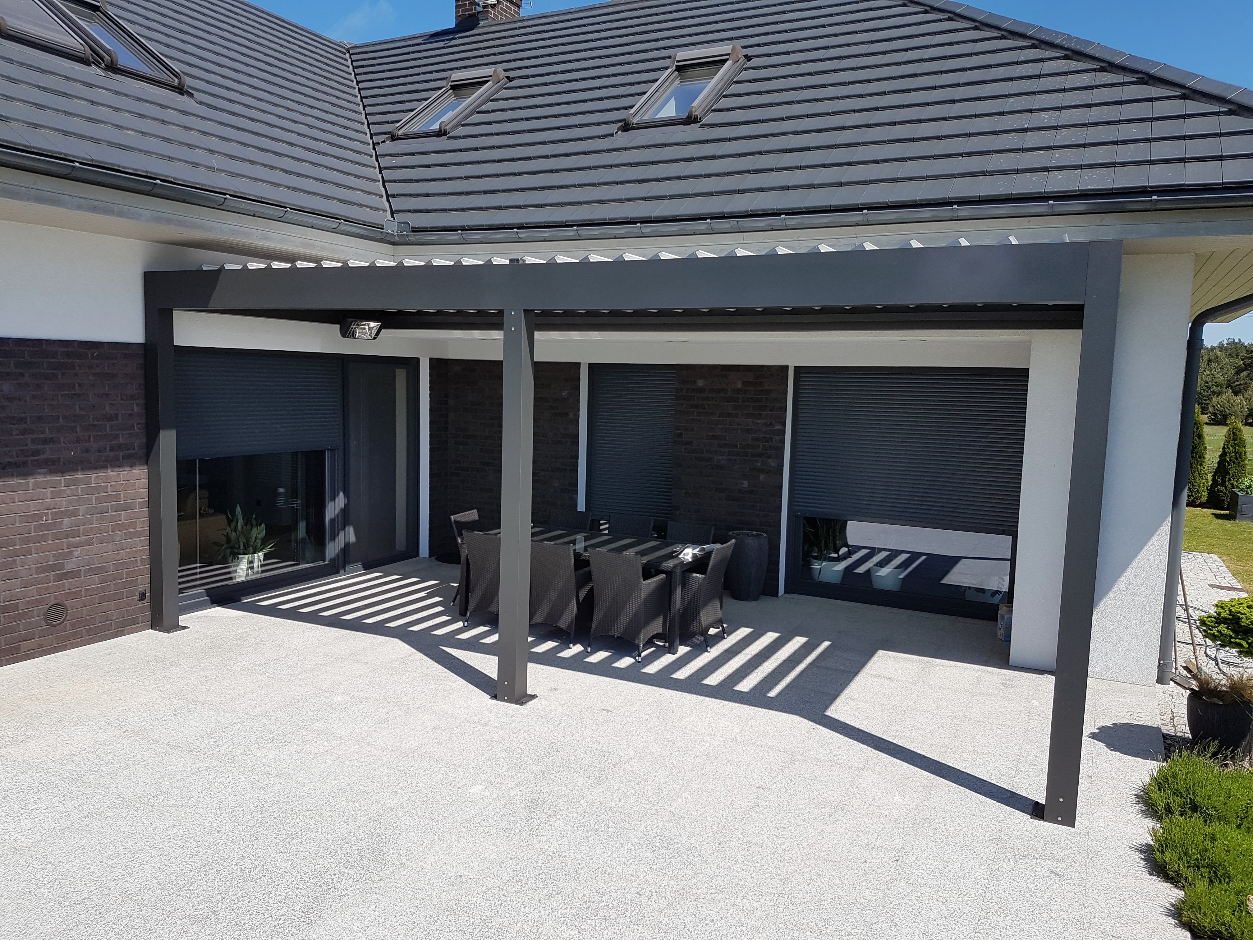 photo pergola bioclimatique 3 X 4m